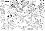 Bosch 3 601 F64 770 GKS 55 CE Circular hand saw 230 V / GB Spare Parts GKS55CE